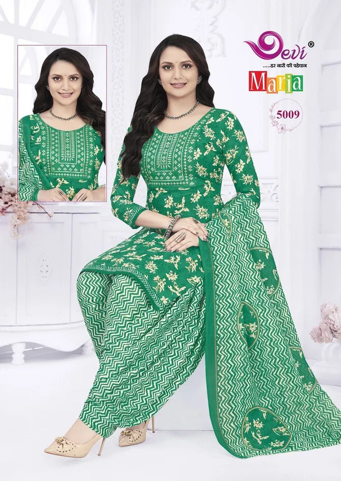 Maria Vol 5 By Devi Cotton Printed Readymade Suits Wholesale In India